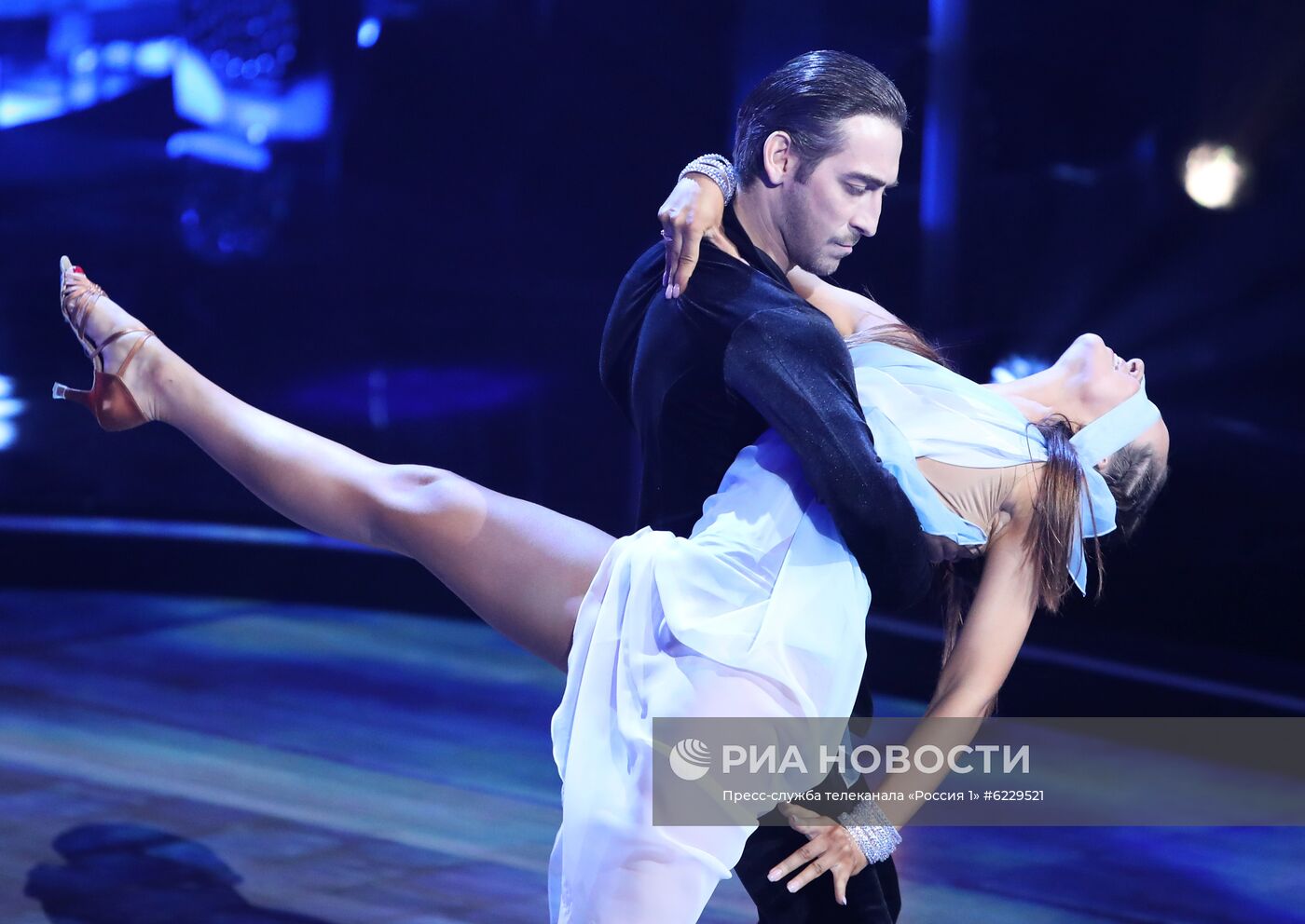 Съемки четвертого выпуска шоу "Танцы со звездами" на телеканале "Россия 1"