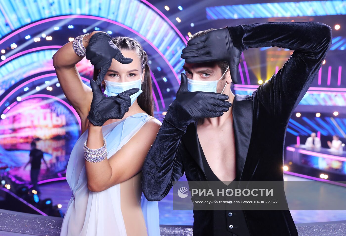 Съемки четвертого выпуска шоу "Танцы со звездами" на телеканале "Россия 1"