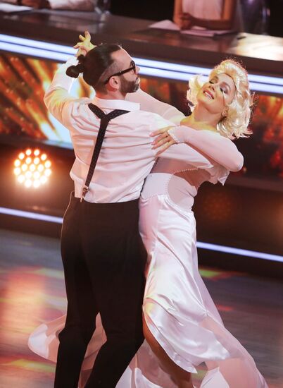 Съемки четвертого выпуска шоу "Танцы со звездами" на телеканале "Россия 1"