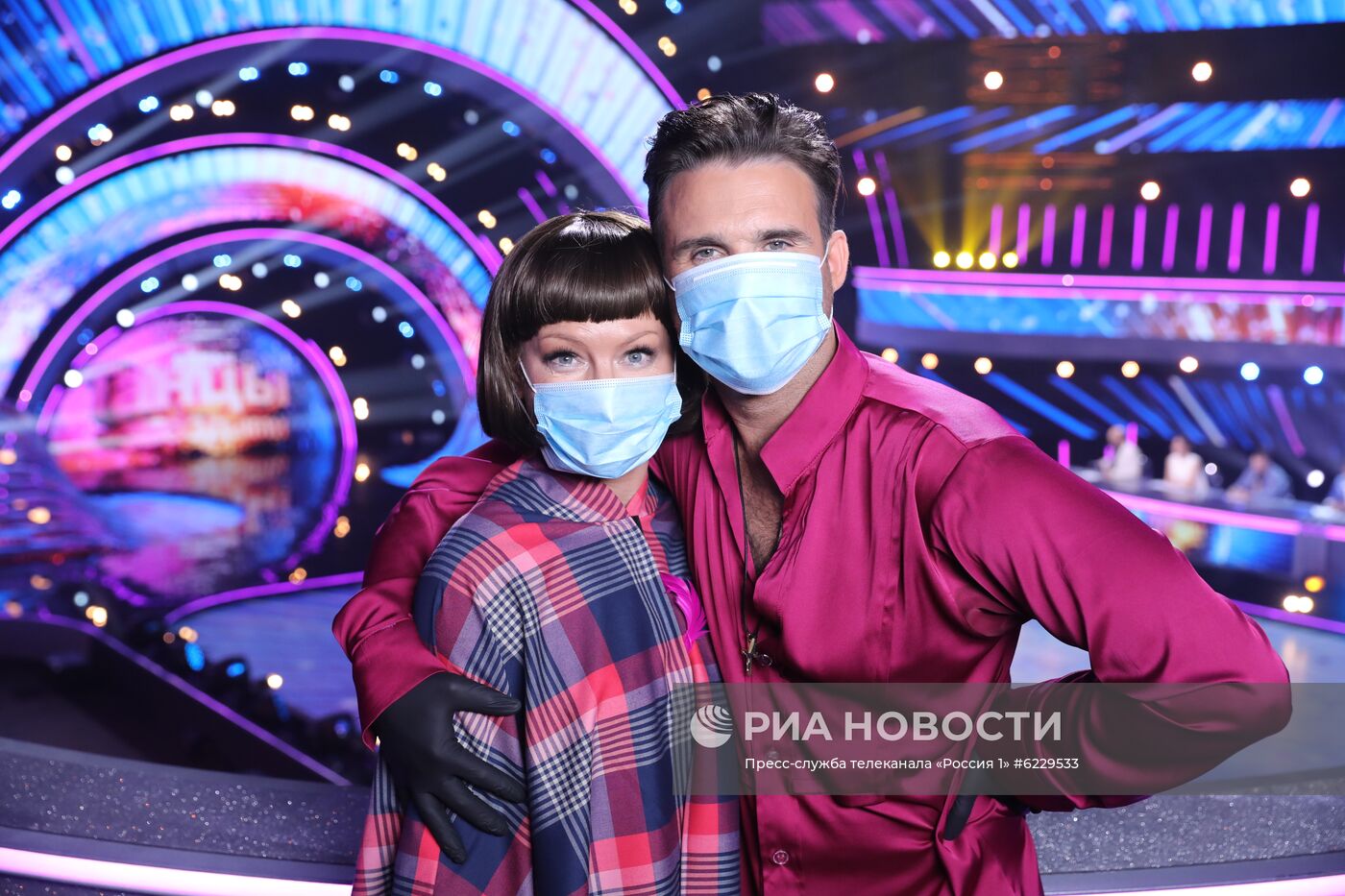 Съемки четвертого выпуска шоу "Танцы со звездами" на телеканале "Россия 1"