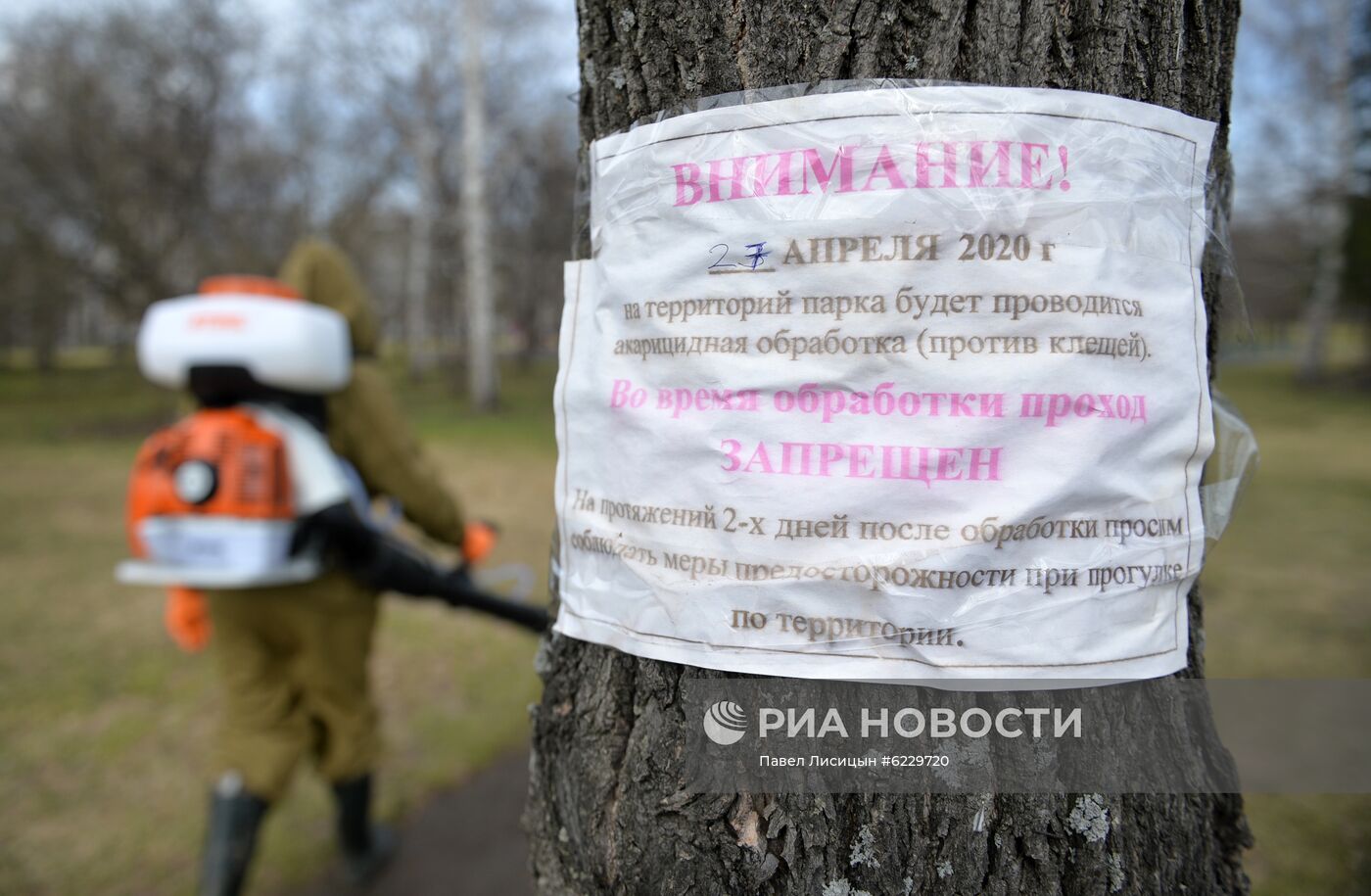 Профилактика распространения клещей в Екатеринбурге