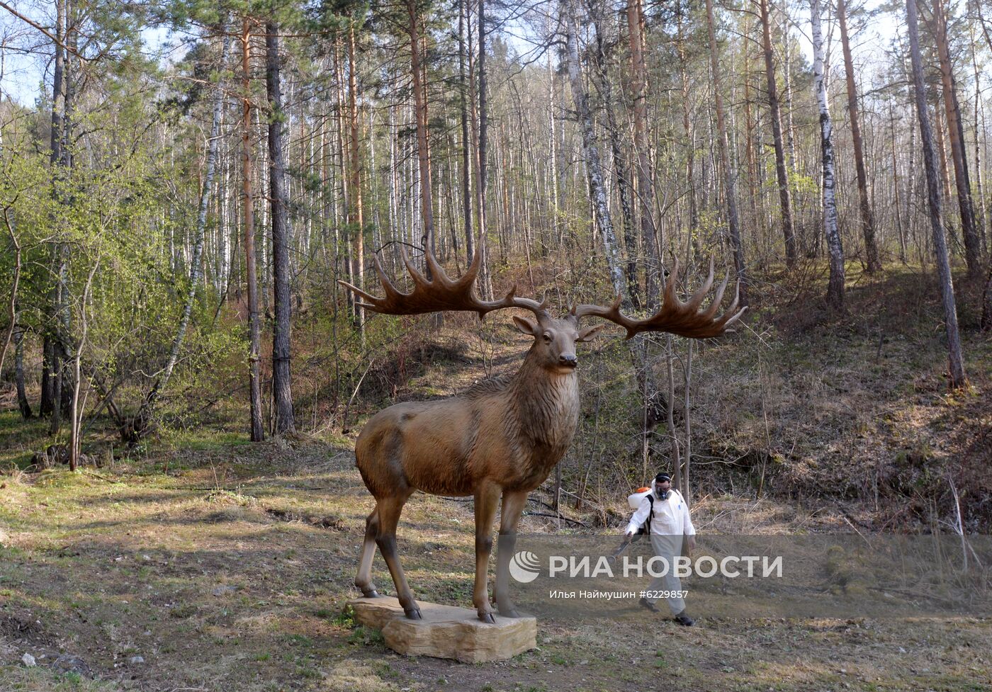 Профилактика распространения клещей в зоопарке "Роев ручей"