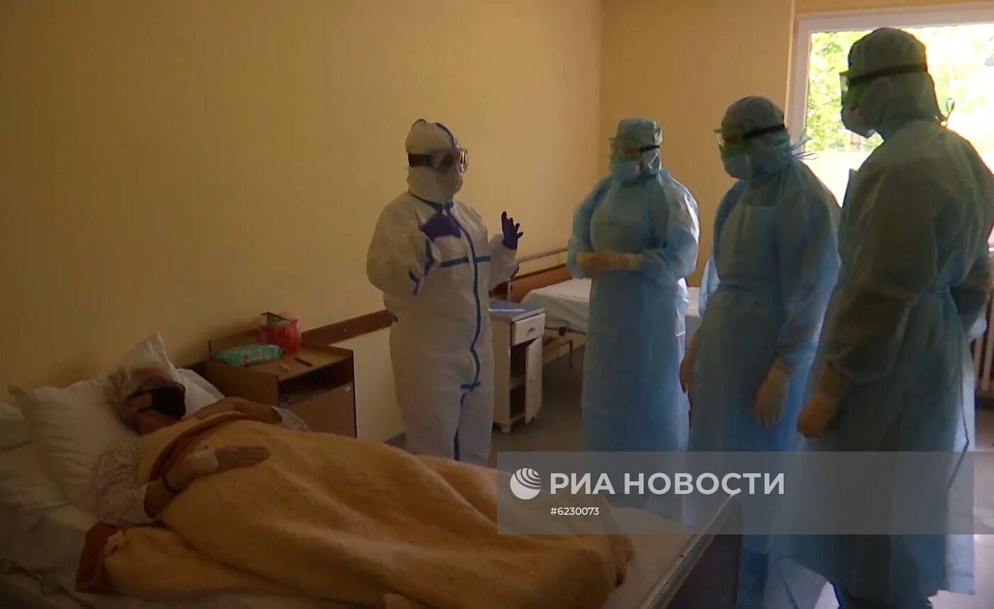 Работа российских врачей в больнице г. Вршац