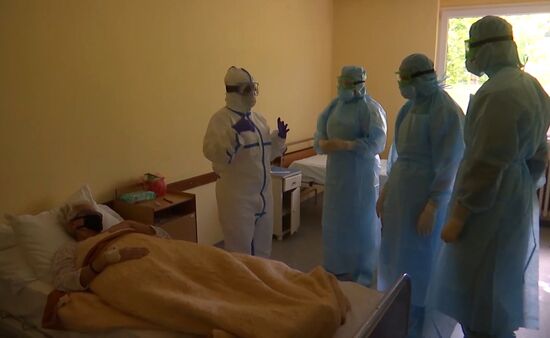 Работа российских врачей в больнице г. Вршац