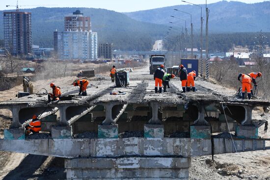 Ремонт дорог в Забайкалье