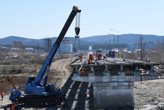 Ремонт дорог в Забайкалье