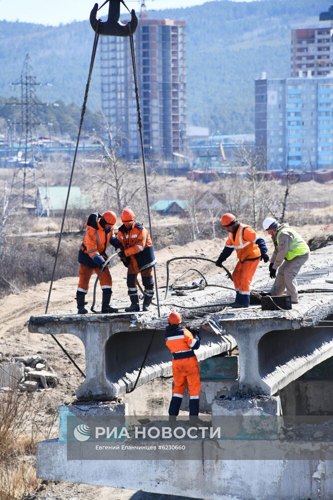 Ремонт дорог в Забайкалье