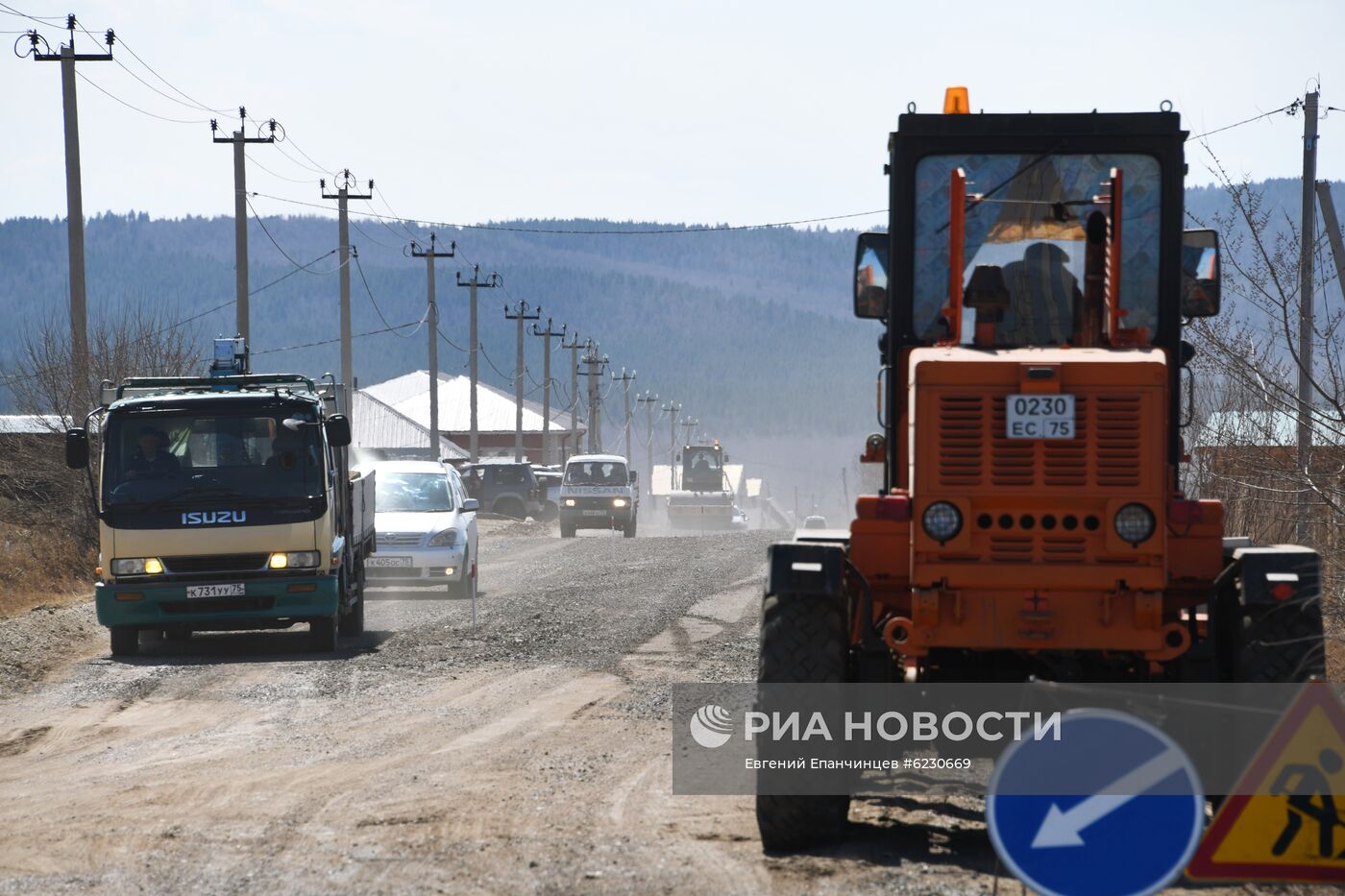 Ремонт дорог в Забайкалье
