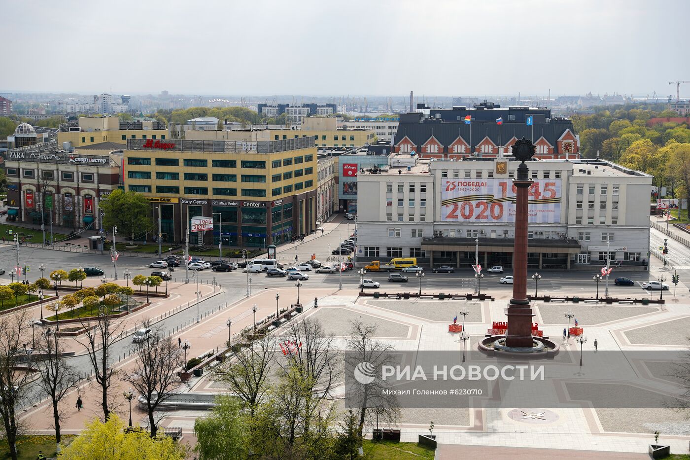 Подготовка к празднованию Дня Победы в городах России