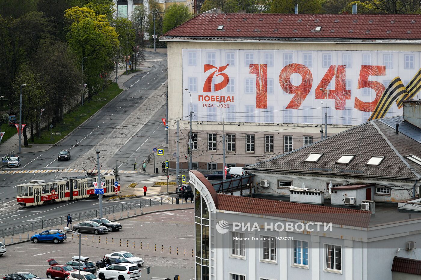 Подготовка к празднованию Дня Победы в городах России