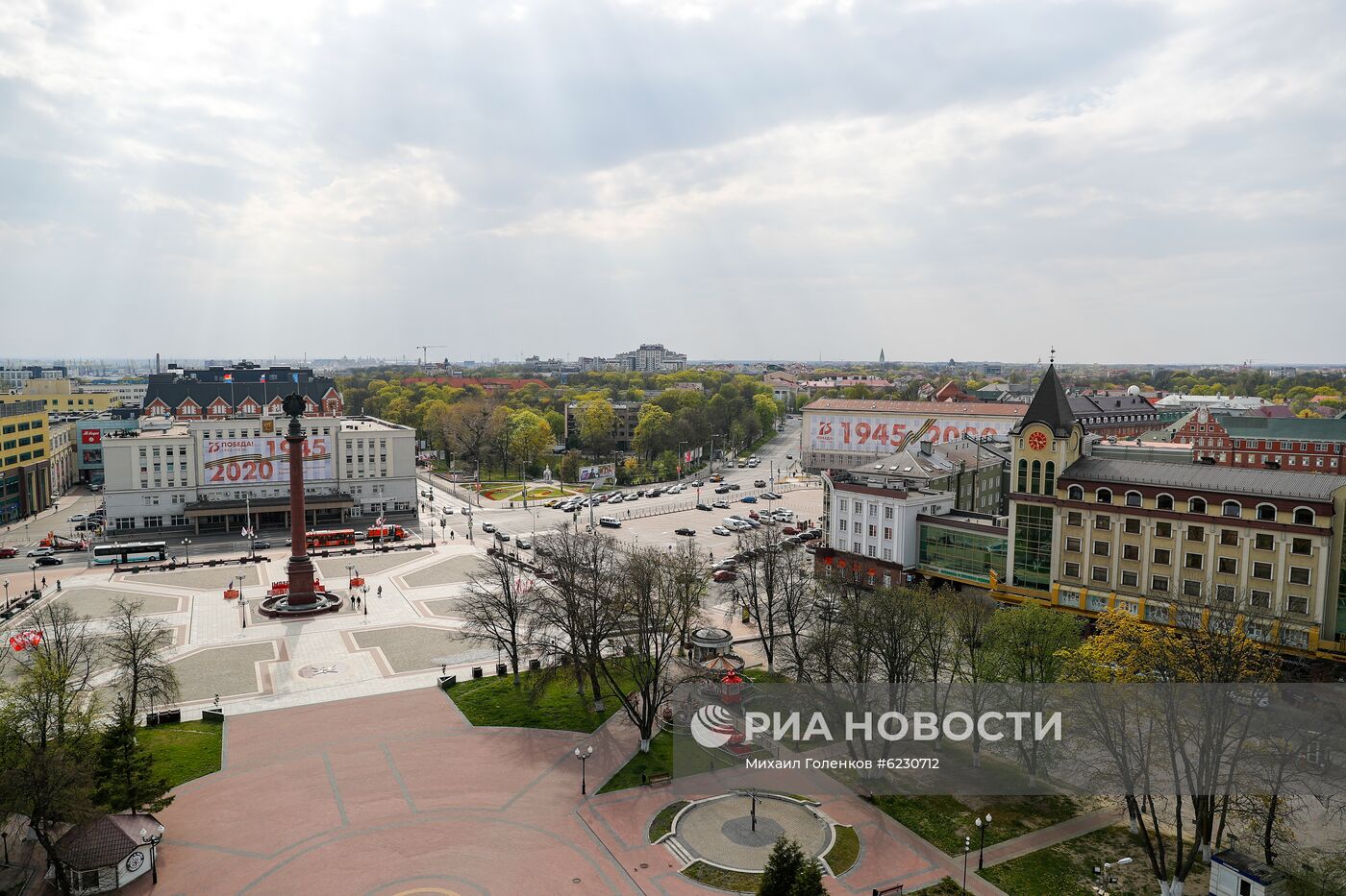 Подготовка к празднованию Дня Победы в городах России
