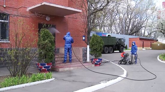 Дезинфекционная обработка сборного пункта города Москвы 