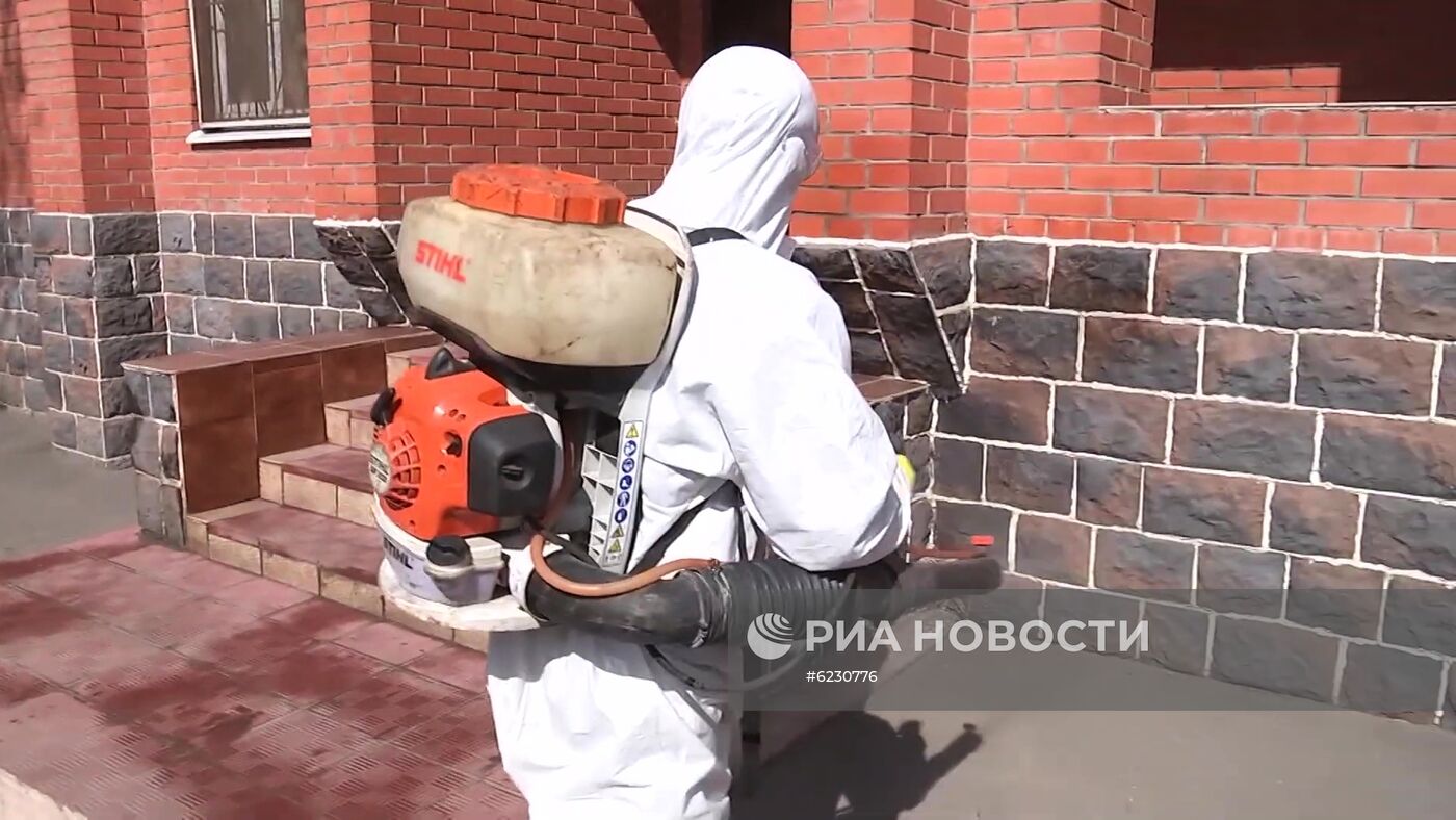 Дезинфекционная обработка сборного пункта города Москвы 