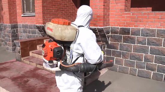 Дезинфекционная обработка сборного пункта города Москвы 