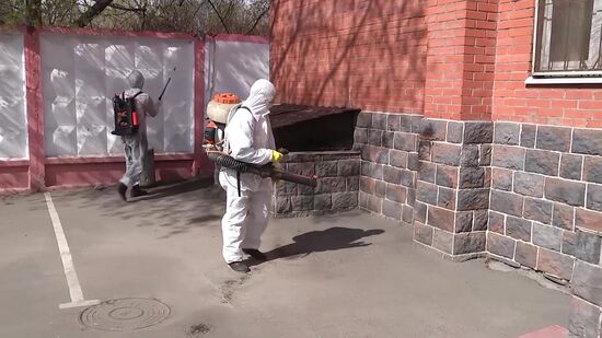 Дезинфекционная обработка сборного пункта города Москвы 