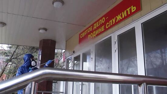 Дезинфекционная обработка сборного пункта города Москвы 