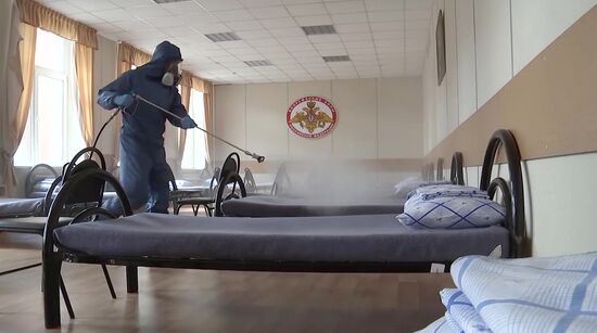 Дезинфекционная обработка сборного пункта города Москвы 