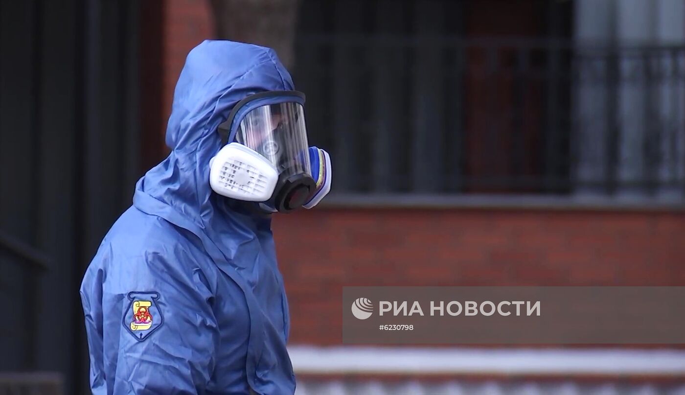 Дезинфекционная обработка сборного пункта города Москвы 