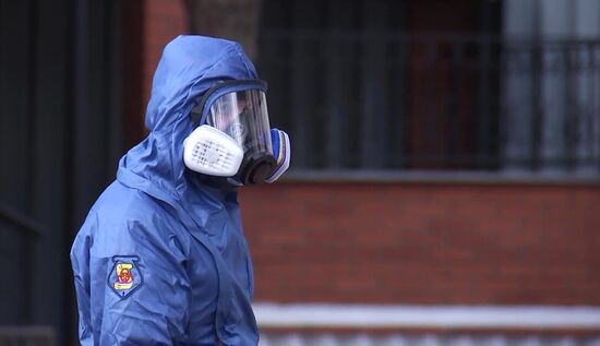 Дезинфекционная обработка сборного пункта города Москвы 