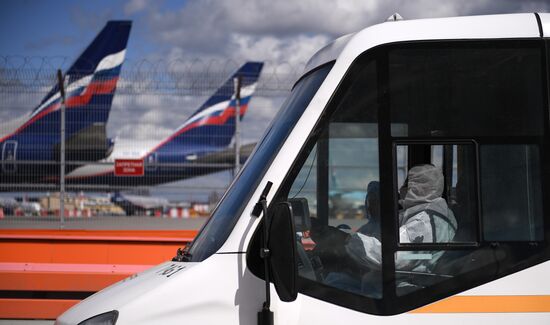 Прилет россиян из Нью-Йорка в Москву