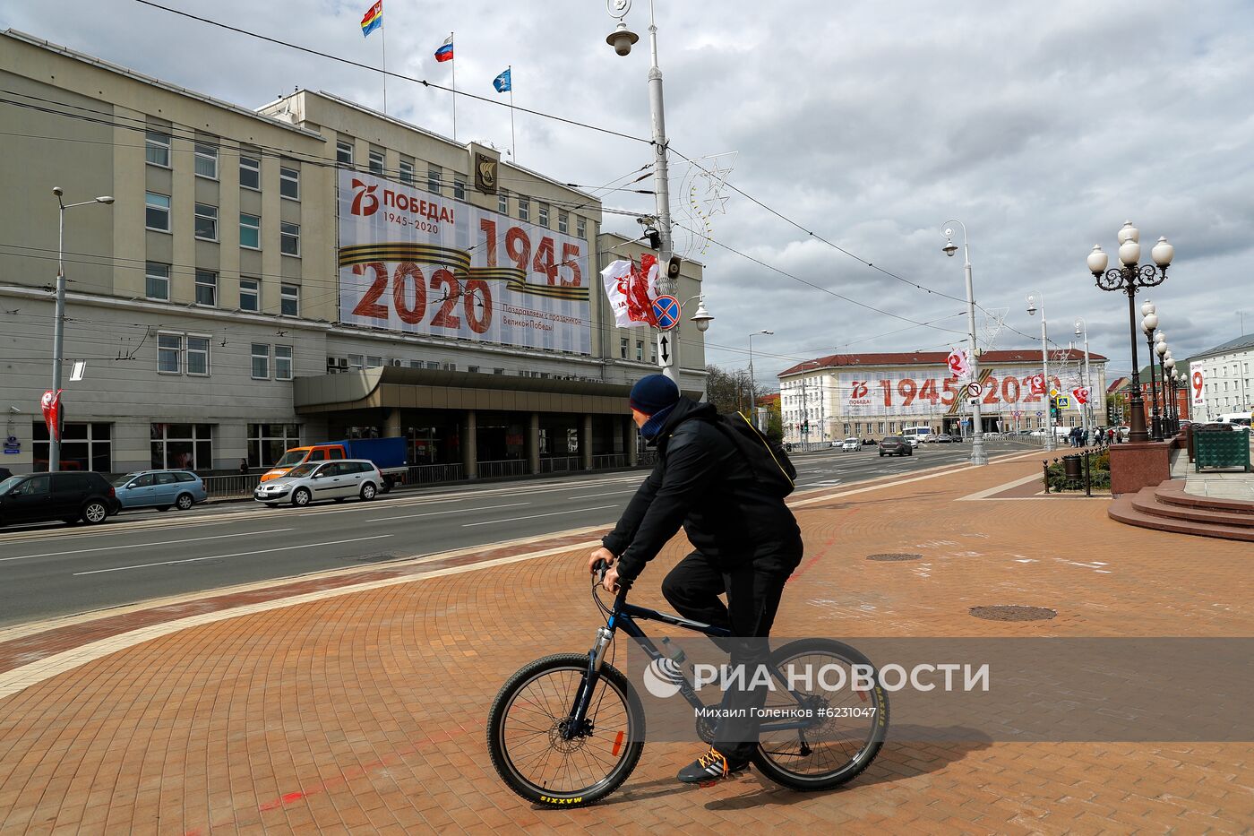 Подготовка к празднованию Дня Победы в городах России