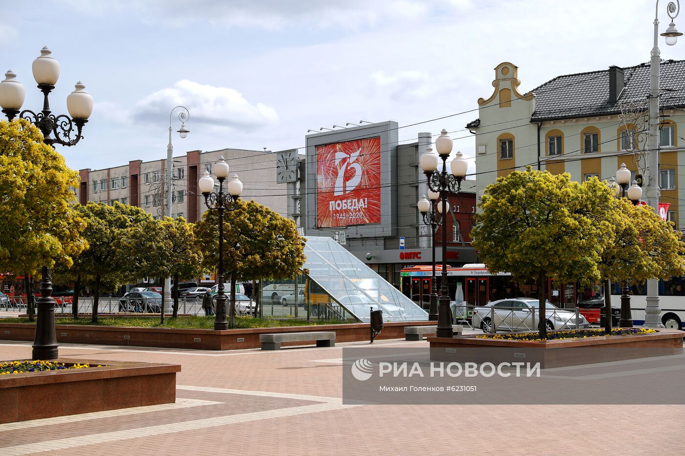 Подготовка к празднованию Дня Победы в городах России