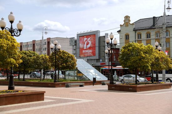 Подготовка к празднованию Дня Победы в городах России