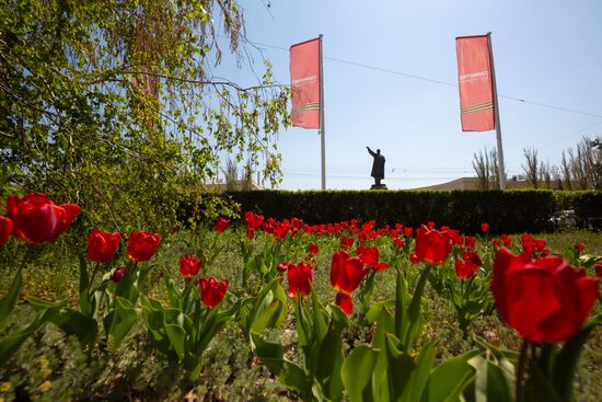 Подготовка к празднованию Дня Победы в городах России