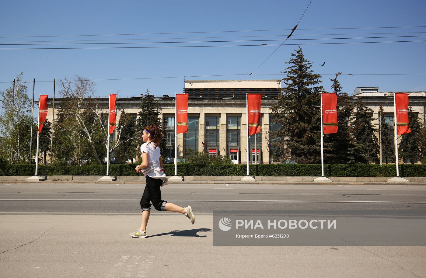 Подготовка к празднованию Дня Победы в городах России