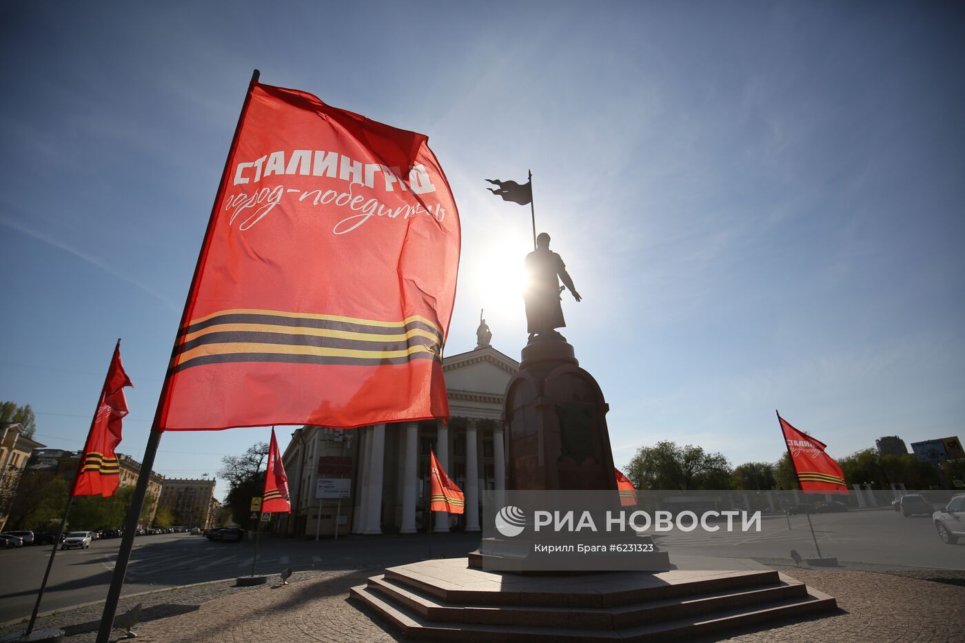Подготовка к празднованию Дня Победы в городах России