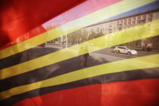 Подготовка к празднованию Дня Победы в городах России