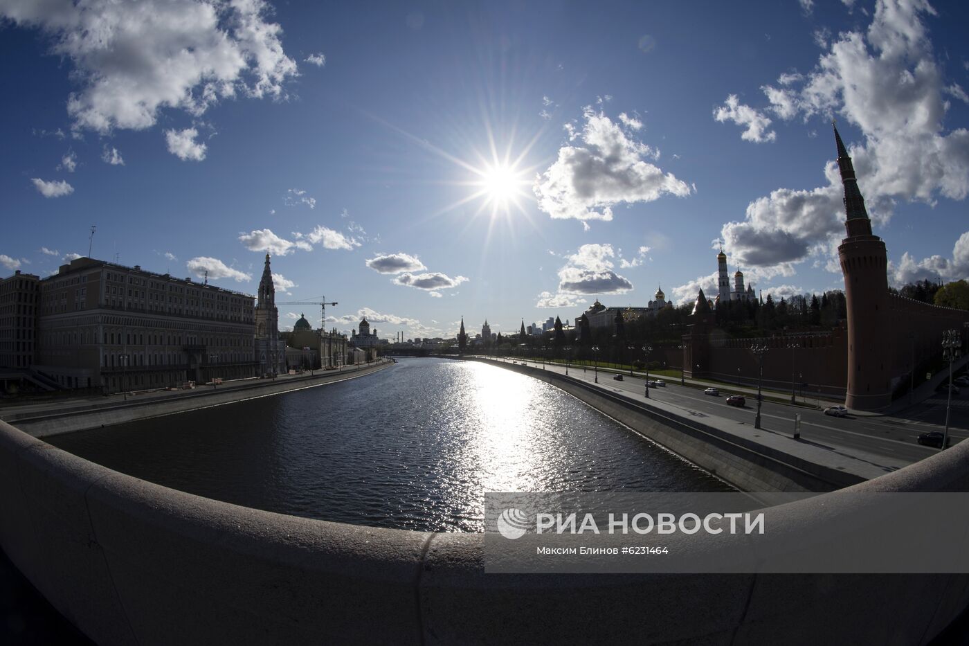 Москва во время режима самоизоляции жителей