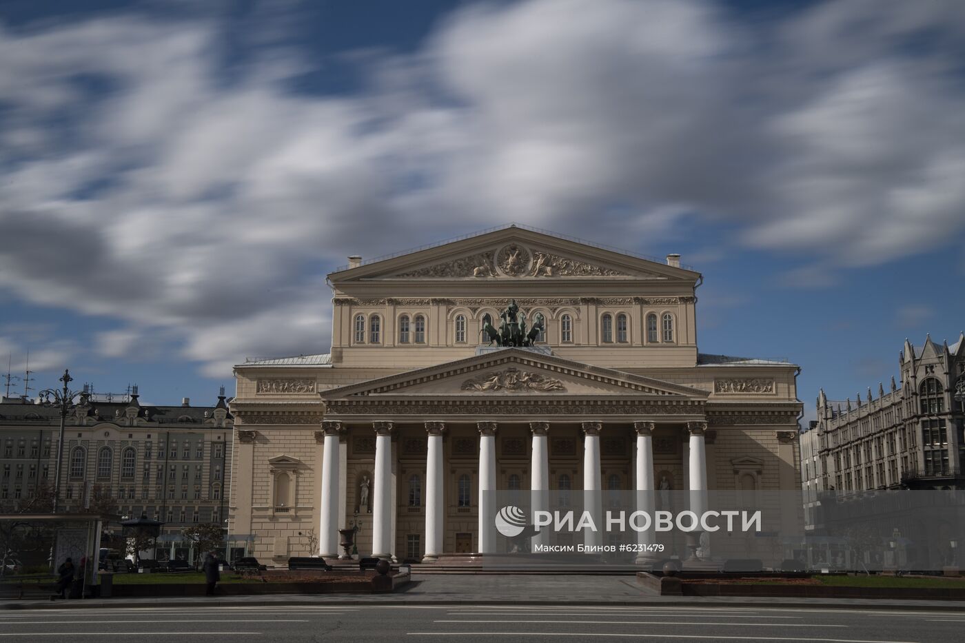 Москва во время режима самоизоляции жителей