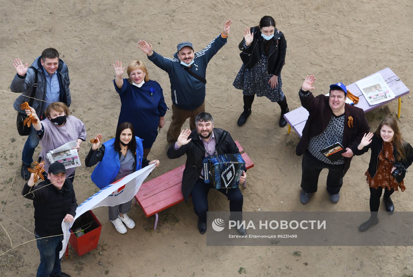 Подготовка к празднованию Дня Победы в Чите