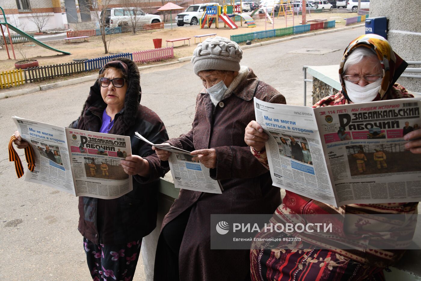 Подготовка к празднованию Дня Победы в Чите