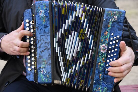 Подготовка к празднованию Дня Победы в Чите