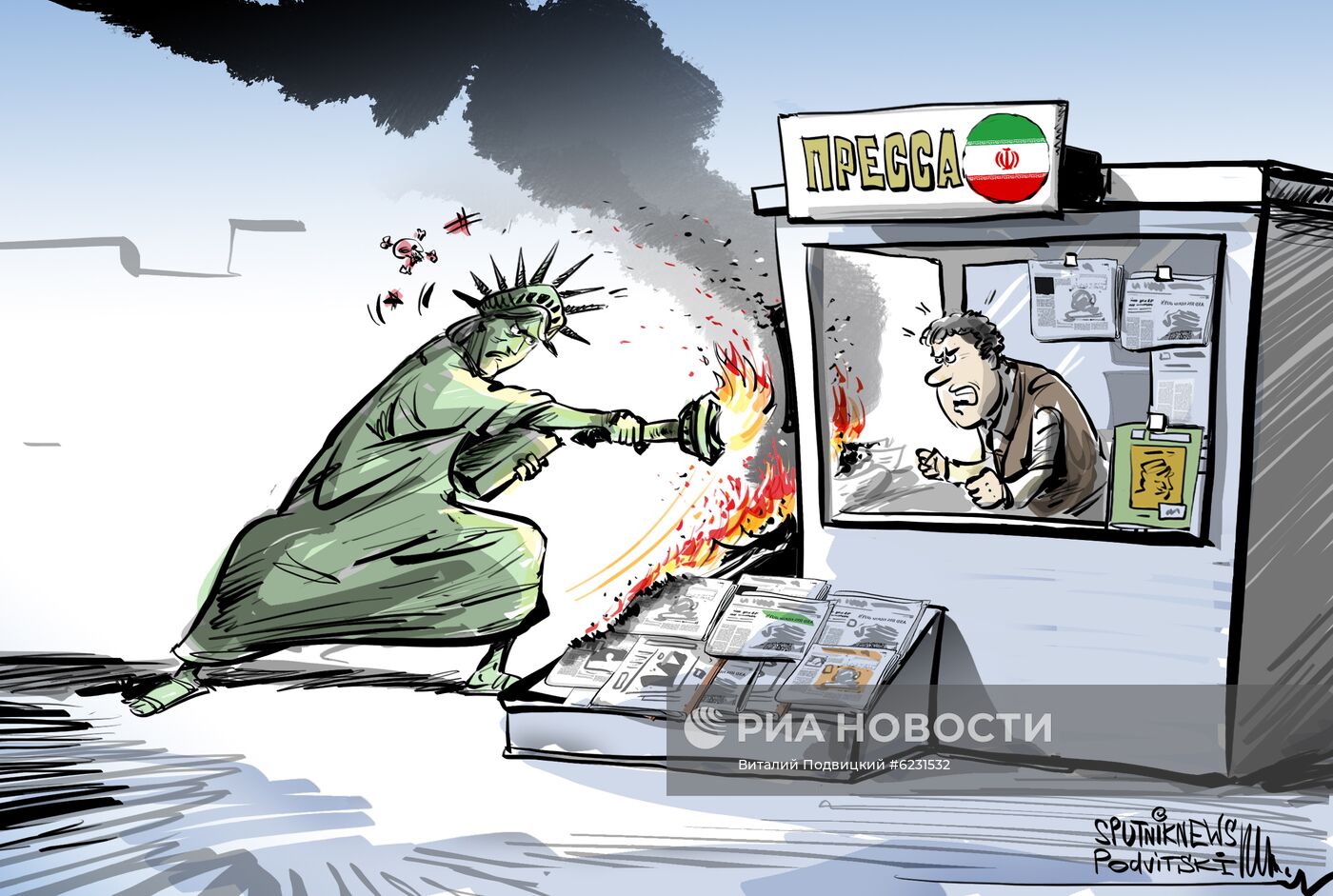 Минфин США на фоне пандемии занялся медиа-террором иранских газет