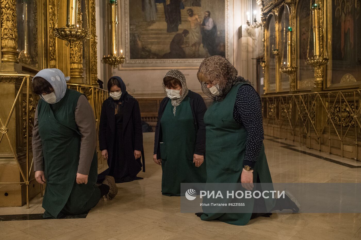 Патриаршее служение в Елоховском соборе