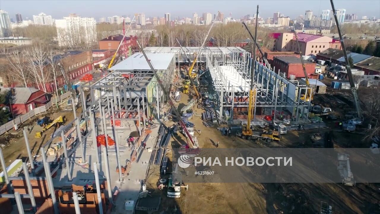 Строительство медицинского центра Минобороны в Новосибирске
