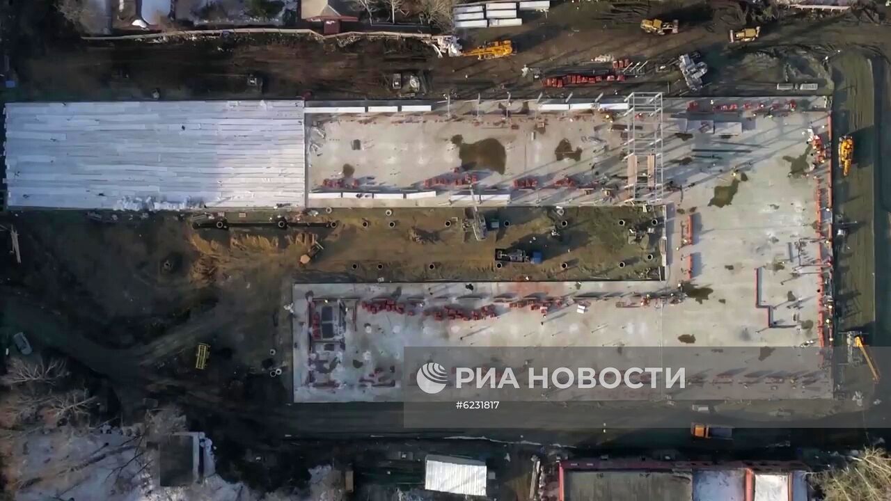 Строительство медицинского центра Минобороны в Новосибирске