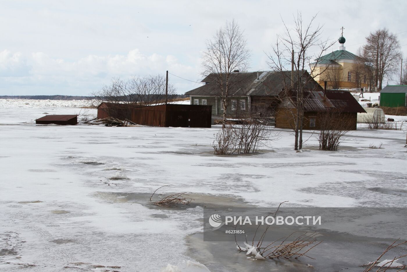 Паводок в Архангельской области