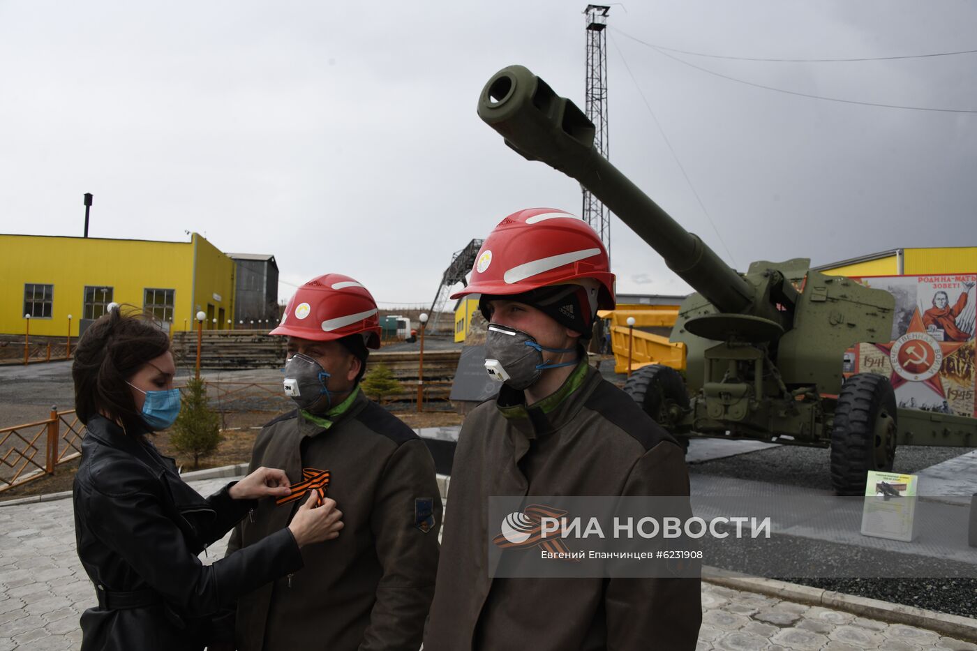 Подготовка к празднованию Дня Победы в Чите