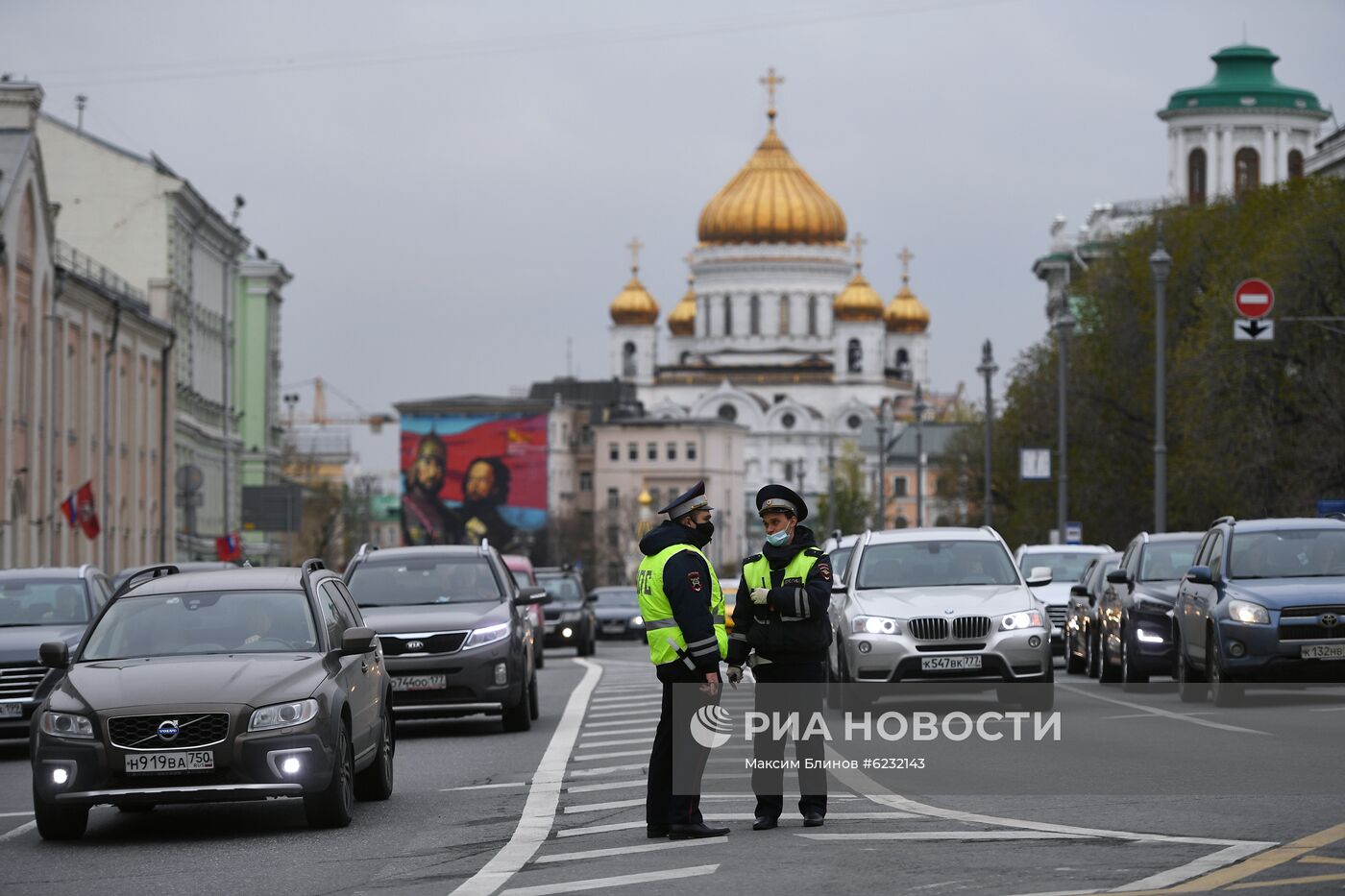 Москва во время режима самоизоляции жителей