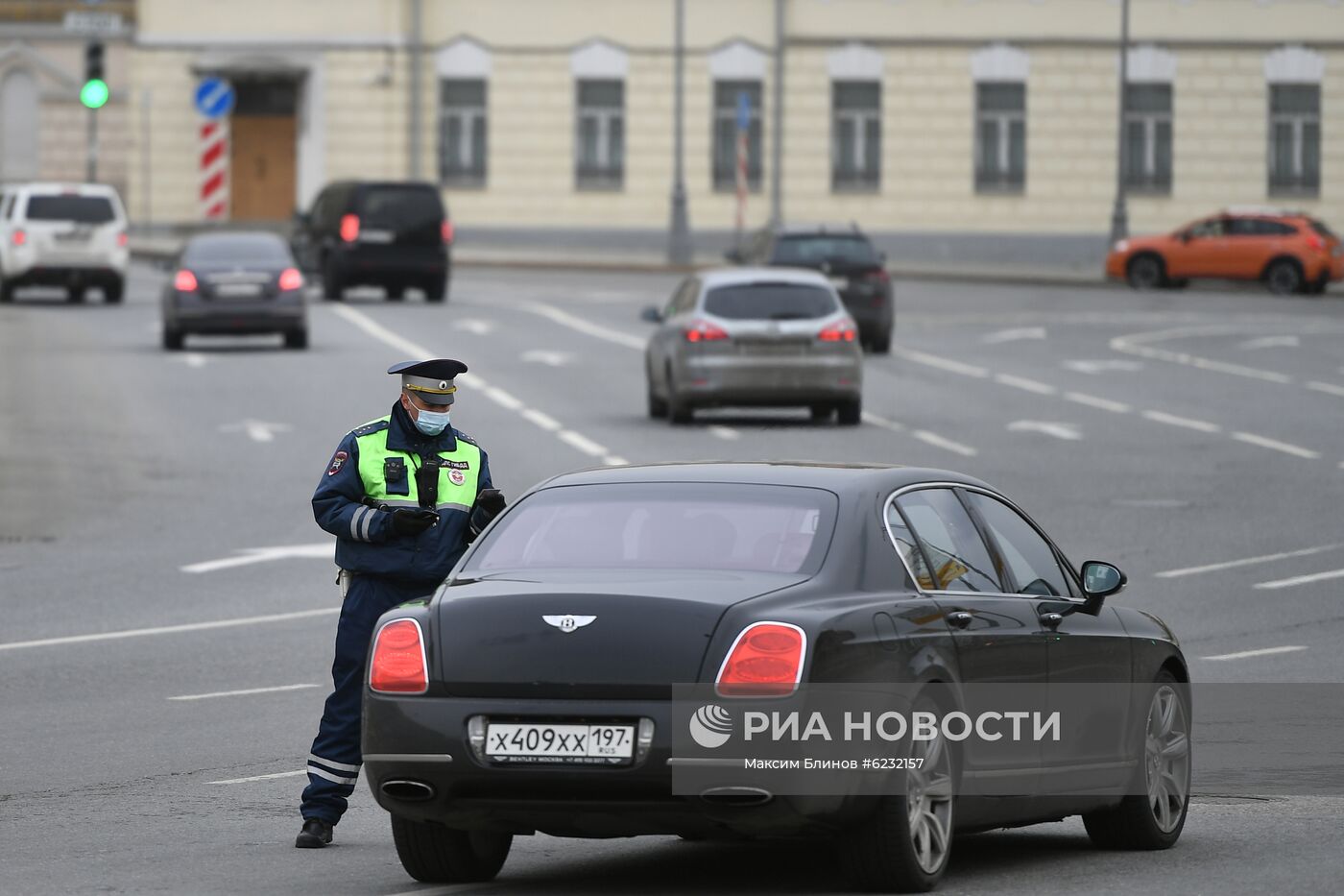 Москва во время режима самоизоляции жителей