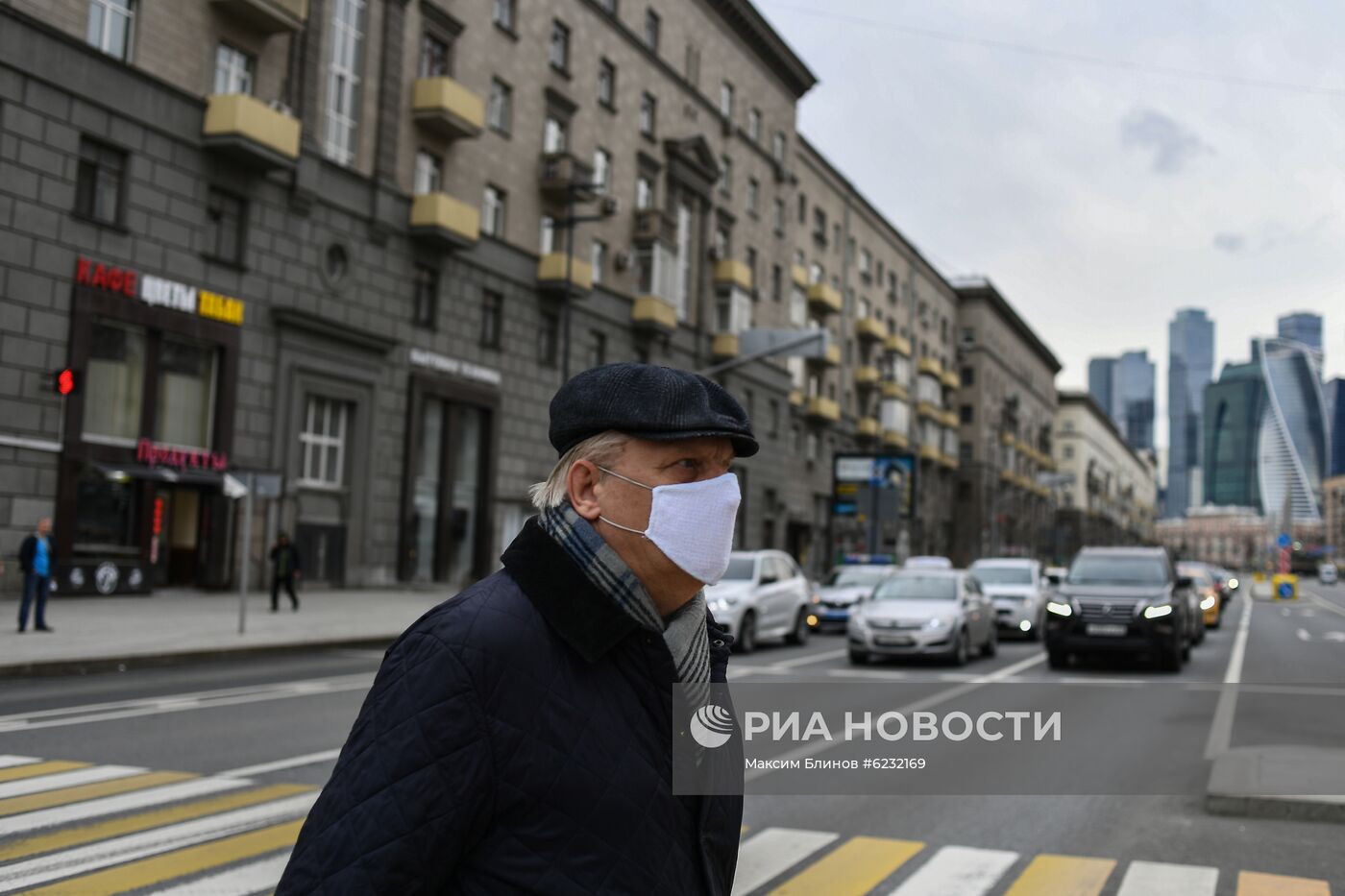 Москва во время режима самоизоляции жителей