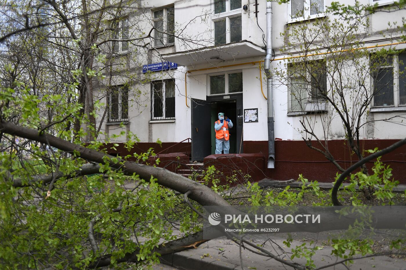 Москва во время режима самоизоляции жителей