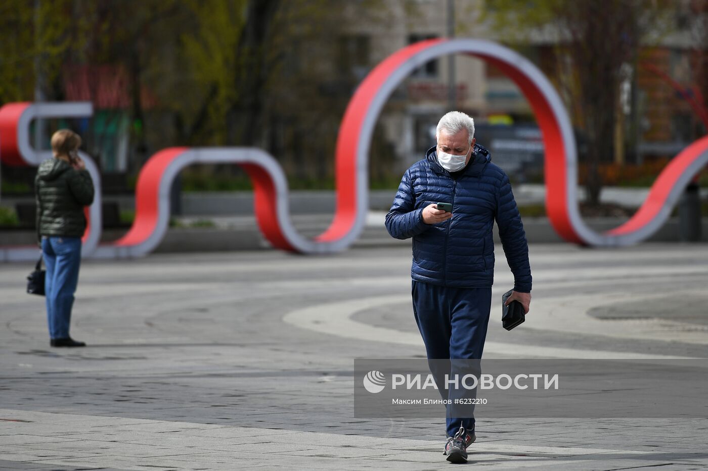 Москва во время режима самоизоляции жителей