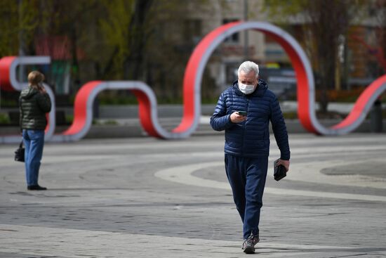 Москва во время режима самоизоляции жителей