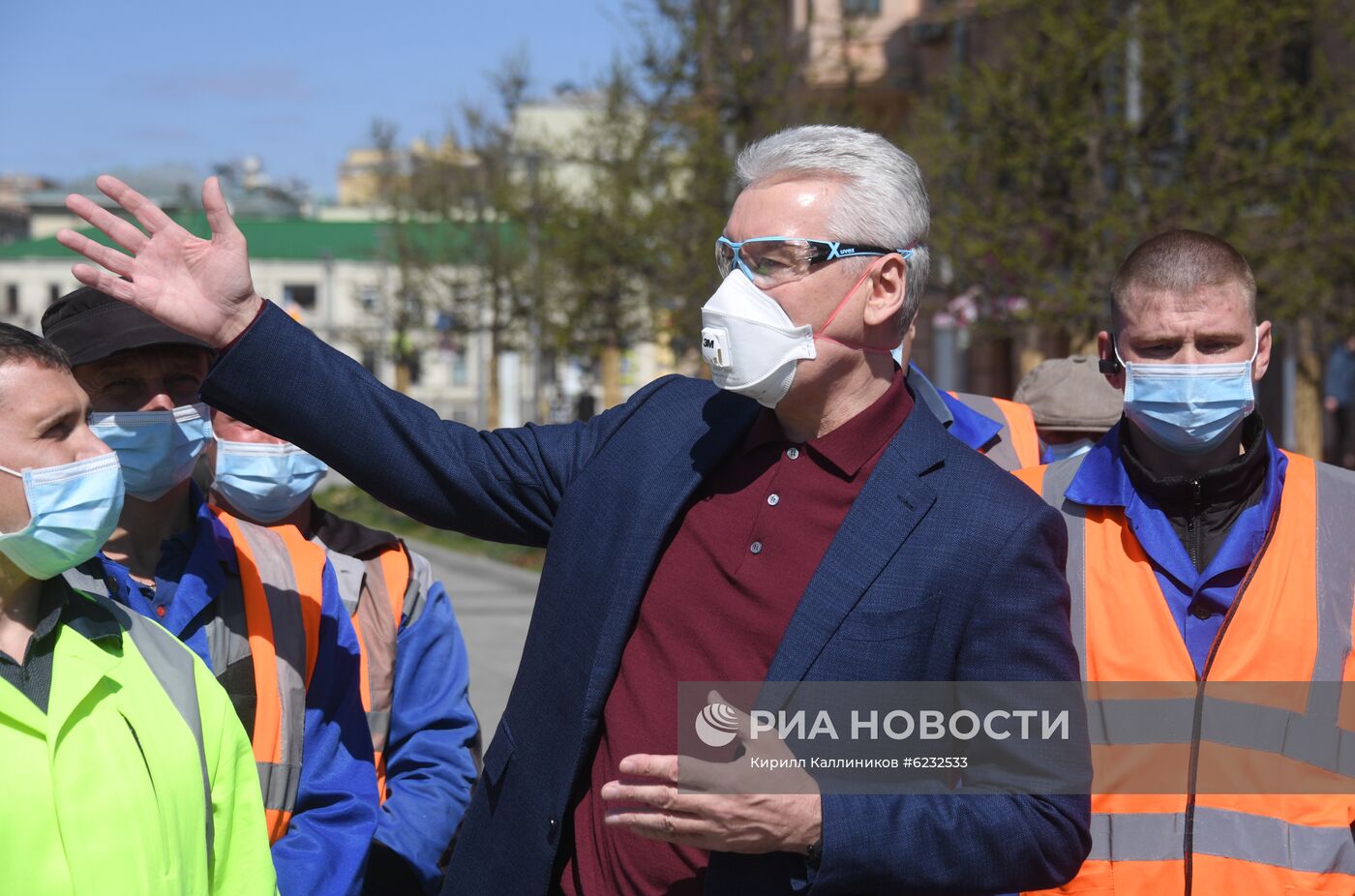Дезинфекция улиц в Москве