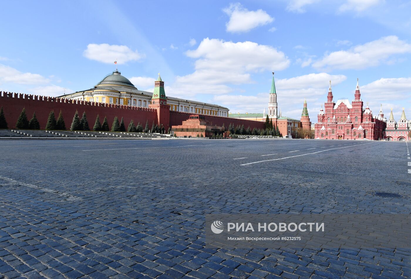 Москва во время режима самоизоляции жителей